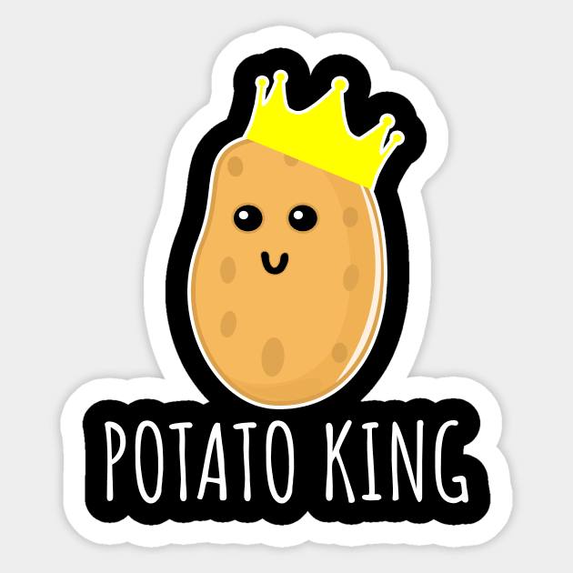 Potato King Sticker by LunaMay